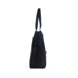 Waterproof Faux Leather Essential Oils Handbag with Nail Enamel Bottle Pockets