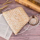 Summer Rattan Grass Crossbody Bag for Women