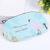 Flamingo Sleeping Eye Mask Blindfold Travel Accessory