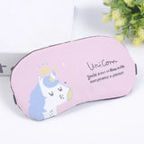 Flamingo Sleeping Eye Mask Blindfold Travel Accessory