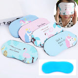 Flamingo Sleeping Eye Mask Blindfold Travel Accessory