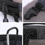 1PC Waist Pack Men's Travel Purse Waterproof Belt Zipper Fanny Bag