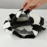 Women's Fluffy Shoulder Bag Top-handle Handbag Plush Tote Shopping Bag
