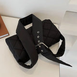 Women Winter Tote Shoulder Bag Large Capacity Puffy Handbag Lightweight Quilted