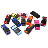 2M Rainbow Luggage Strap with Buckle, Packing Baggage Belts