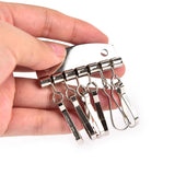 1PCS DIY Handbag Buckles Fabric Leather Craft Purse Inside Key Ring