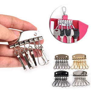 1PCS DIY Handbag Buckles Fabric Leather Craft Purse Inside Key Ring
