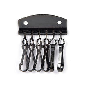 1PCS DIY Handbag Purse Inside Key Ring Row Metal Bag Buckles