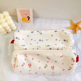 Floral Makeup Brush Pouch Cosmetic Bag