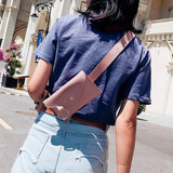 Women's PU Messenger Chest Fanny Pack