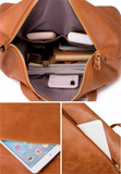 Fashion PU Leather Women Backpack Waterproof School Travel Backpacks