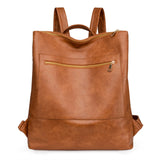 Fashion PU Leather Women Backpack Waterproof School Travel Backpacks