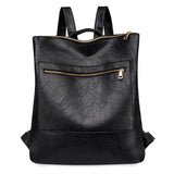 Fashion PU Leather Women Backpack Waterproof School Travel Backpacks