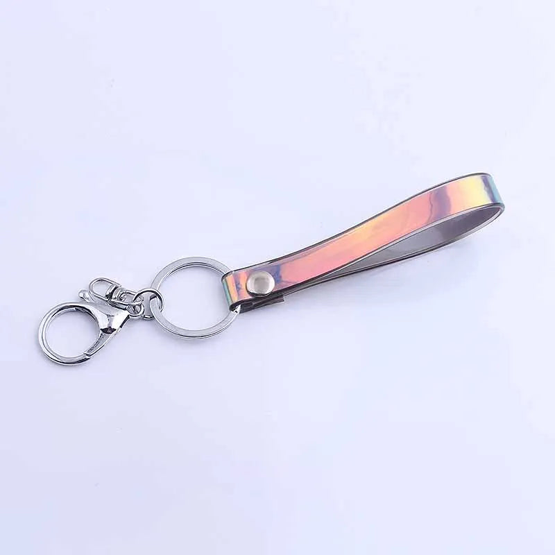 Laser Car Key Pouch Bag Key Holder Organizer PVC Keychain Key Case