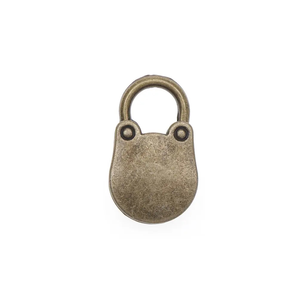 Mini Padlock Vintage Style Small Luggage Box Key Lock Copper