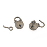 Mini Padlock Vintage Style Small Luggage Box Key Lock Copper