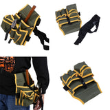 Electrician Tool Waist Packs Canvas Pouch Bag Multiple Pocket With Belt