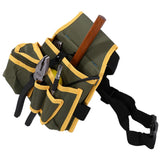 Electrician Tool Waist Packs Canvas Pouch Bag Multiple Pocket With Belt