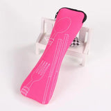 Portable Tableware Bag Reusable Cutlery Kit Case Pouch Dinnerware Picnic Fork