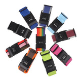 Adjustable Password Lock Luggage Strap Secure Belt Anti-theft