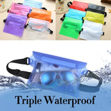 Waterproof Jelly Fanny Pack Beach Waist Bag Transparent Waist Packs