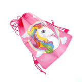 Kids Unicorn Drawstring Bag Cartoon Theme Unicorn String Bag