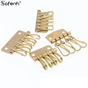 1PCS Brass/zinc Alloy Key Snap Hook Key Holder Key Row Rivet Hook