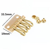 1PCS Brass/zinc Alloy Key Snap Hook Key Holder Key Row Rivet Hook