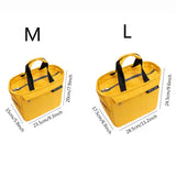 Cooler Bag Nylon Zipper Thermal Lunch Handbags Picnic Tote Food Bags