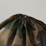 Camouflage Waterproof Drawstring Gym Bag Foldable Backpack Hiking Camping Pouch