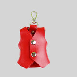 Vintage Men Car Remote Case PU Leather Key Holder Wallet