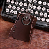 Vintage Men Car Remote Case PU Leather Key Holder Wallet