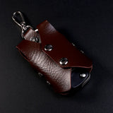 Vintage Men Car Remote Case PU Leather Key Holder Wallet