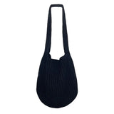 Women Hollow Woven Shoulder Bags Large Capacity Crochet Hobo Bag