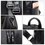 Women Anti-theft Leather Backpack School Travel Shoulder Bag