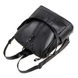 Women Anti-theft Leather Backpack School Travel Shoulder Bag