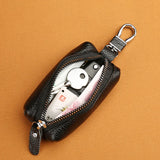 Leather Unisex Key Bag Men's Wallets Key Purse Keychain Cover