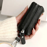 Leather Unisex Key Bag Men's Wallets Key Purse Keychain Cover