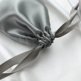 Silk Gift Bag Satin Drawstring Pouch Jewelry Cosmetic Makeup Cellphone Candy