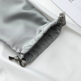 Silk Gift Bag Satin Drawstring Pouch Jewelry Cosmetic Makeup Cellphone Candy