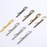 1Pc Metal Bifold Money Clip Bar Wallet Spring Clamp Cash Holder