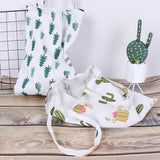 Pine Cactus Linen Bag Tote ECO Shopping Canvas Shoulder Bags