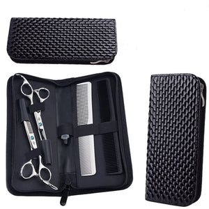 Pu Leather Salon Hair Scissor Bag Hairdressing Tools Case