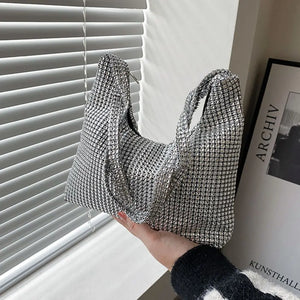 Beaded Diamonds Evening Clutch Bag Wedding Purses Women Shoulder Bag