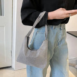 Beaded Diamonds Evening Clutch Bag Wedding Purses Women Shoulder Bag