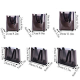 Transparent Frosted Pvc Shopping Bag Large Handbags Reusable