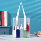 Transparent Frosted Pvc Shopping Bag Large Handbags Reusable
