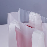 Transparent Frosted Pvc Shopping Bag Large Handbags Reusable