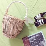 Woman Decor Bucket Summer Rattan Beach Handbag