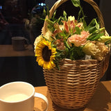 Woman Decor Bucket Summer Rattan Beach Handbag